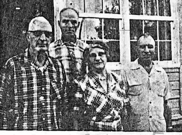 Grant, Marty (Sam), Dot (Helen) and Free